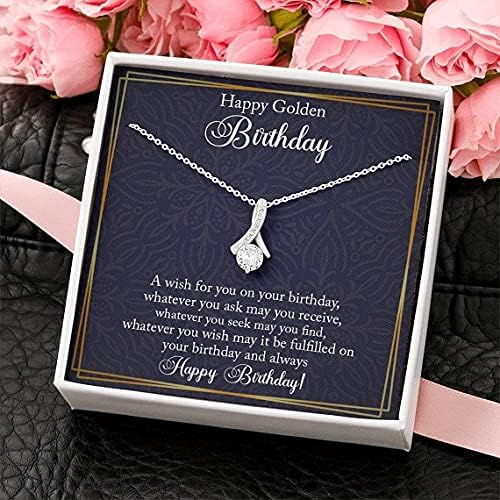 Ručno izrađena ogrlica - Ogrlica za rođendanski poklon za žene prijateljice, ogrlica za rođendan, poklon za rođendan prijatelja, primamljiva