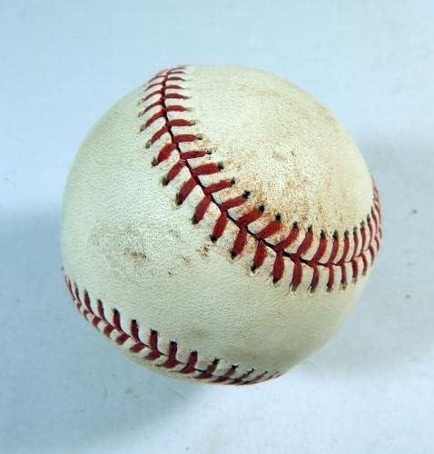 2019 Texas Rangers Pitt Pirates Game koristio bejzbol Francisco Cervelli HBP 3 - Igra korištena bejzbola