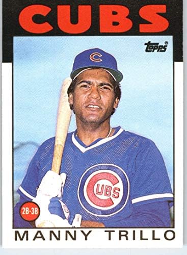 Baseball MLB 1986 Topps je trgovao 117 Manny Trillo Cubs
