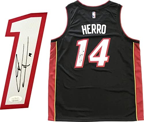 Tyler Herro Autographid Miami Heat Swingman Black Jersey - Autografirani NBA dresovi