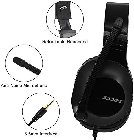 Stereo slušalice za igranje 9721 za telefon, računalo, računalo, slušalice za uklanjanje buke i mikrofon, mekani jastučić za uši, 3,5