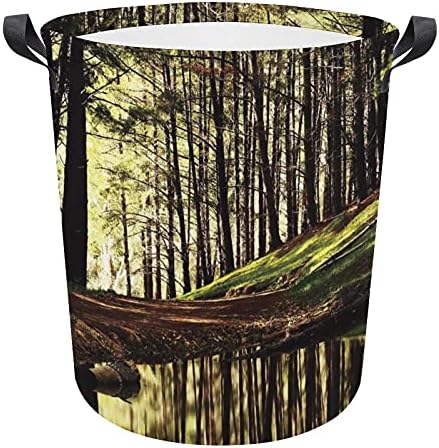 Foduoduo košarica za pranje rublja šuma džungla cAMO stablo rublje rublje s ručkama preklopljive kovčete prljave odjeće torba za spavaću
