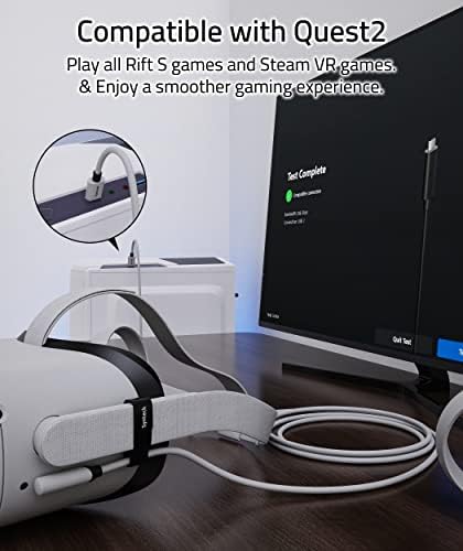 Syntech kabel s 16 ft veze s 10 000mAh VR baterijsko paket kompatibilan s Meta/Oculus Quest 2