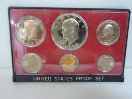 1974 -P - Izbor necirkuliran - Cent, Nickel, Dime, Quarter, pola dolara i Ike Dollar -set