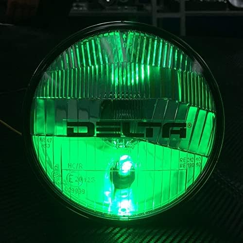 Snažna LED prednja svjetla od 7 ' O ' sa zelenim LED diodama