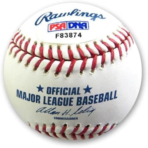 Whitey Ford potpisao je autografirani bejzbol Yankees Hof 74 PSA F83874 - Autografirani bejzbol