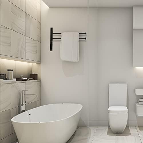 Cabilock regali ljepljivi plutajući ručnik zid na zidu kupaonice za kućne police rotirajuće tuš aluminijske dvostruke vješalice za
