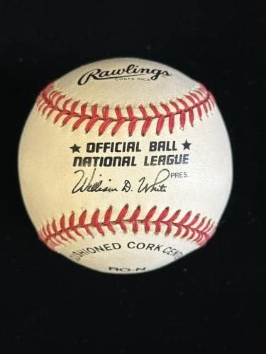 Vic Lombardi Dodgers Pirati potpisali su službeni NL bejzbol w/hologram - Autografirani bejzbols