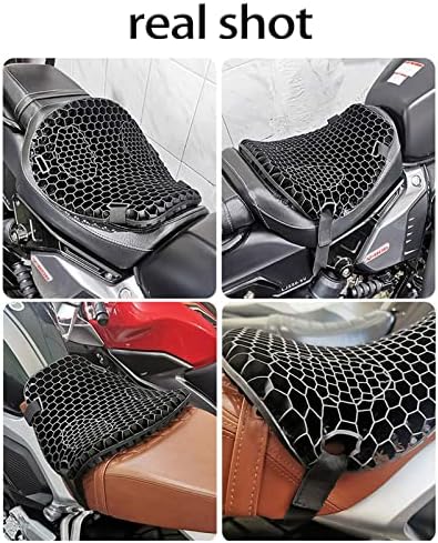 Motocikl 3D saće, jastuk za sjedalo i jastuk za sjedalo, šuplji i prozračni materijal, HEL materijal je kompresivan, nebujan, ne tvrdoglav,