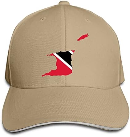 Karta zastave Trinidada i Tobaga Podesivi sendvič šešir, bejzbolska kapa, tatin šešir, šešir