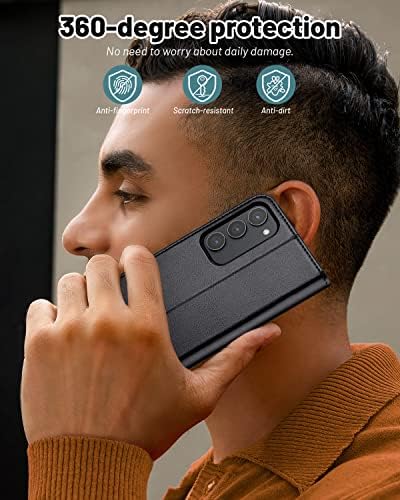 OCASE Kompatibilan sa Galaxy S23 Plus 5G Torbica-novčanik, torbica-knjižica s gornjim poklopcem od umjetne kože sa vlasnicima kartice,