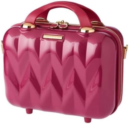 Marcy McKenna 2-u-1 Essential Milan Hardside Beauty Case-Pink