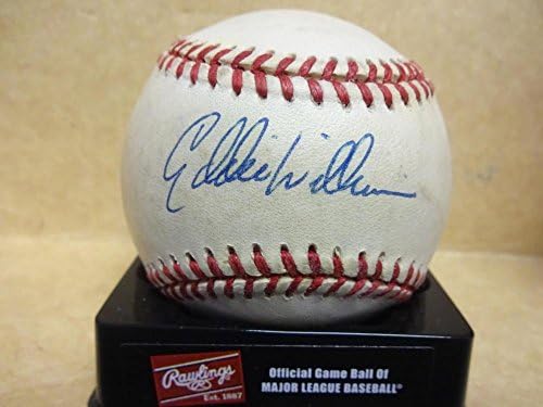Eddie Williams Chicago White Sox potpisao je A.L. Bejzbol w/coa - autogramirani bejzbol