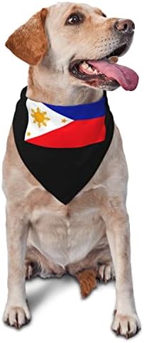 Filipini zastave kućni ljubimac štene štene mačke balaclava trokut bibs šal bandana ovratnik vrathief mchoice za bilo koji kućni ljubimci