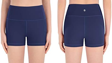 Hofi žene joge kratke hlače, sportovi visokog struka trče kratke hlače, atletske kratke hlače s džepovima