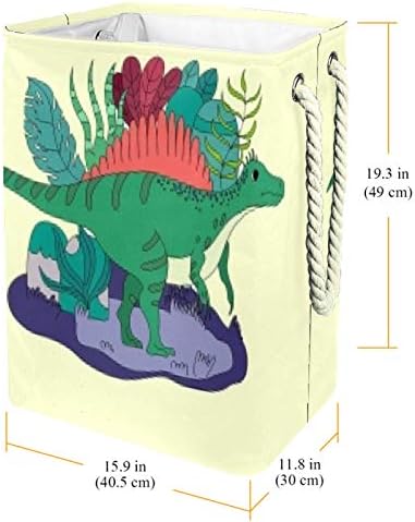 Heterogeni dinosaur u obliku ventilatora 300 inča Oksford PVC vodootporna košara za odjeću velika košara za rublje za deke igračke