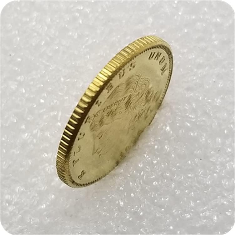 Antique Crafts USA 1878 $ 5 inozemni prigodni novčić srebrni dolar*617