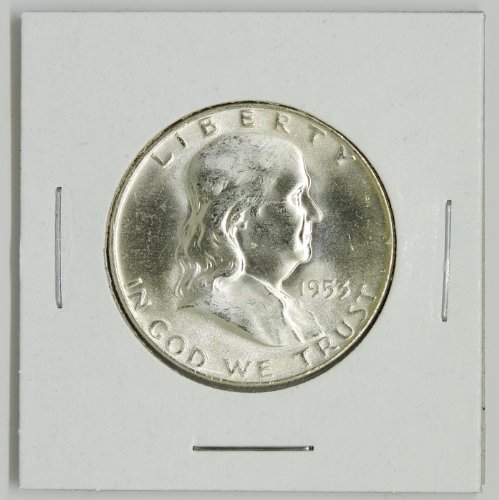 1953-D Franklin pola dolara-Bu