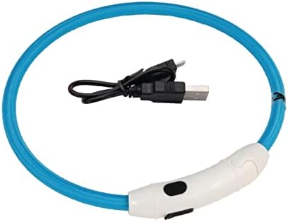 Obalni - USB osvijetljeni prsten za vrat, plava, 24
