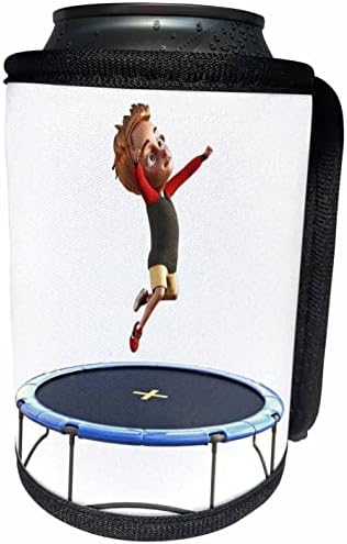3Drose boehm grafički crtić - dječak na trampolinu - omotač hladnjaka može