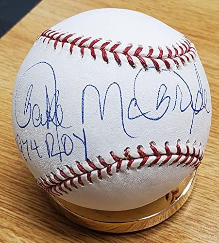 Autografirani Bake McBride 1974. Roy Službeni bejzbol Major League - Autografirani bejzbols