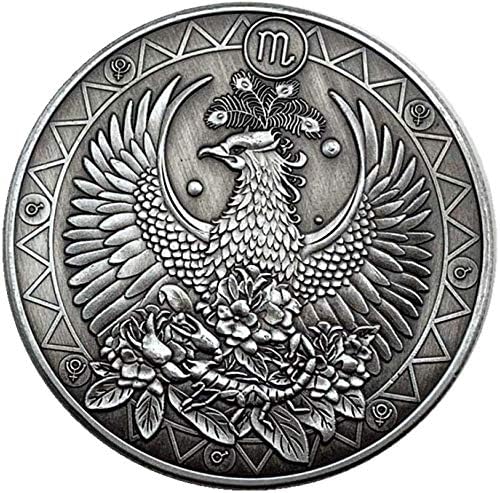 Niue dvanaest zviježđa bakar-nickel srebrni novčić utisnuti škorpion ljubav komemorativni novčić želja anđela anđela kovanica inozemna