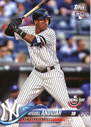 2018. Topps Dan otvaranja 137 Miguel Andujar New York Yankees Rookie Baseball Card
