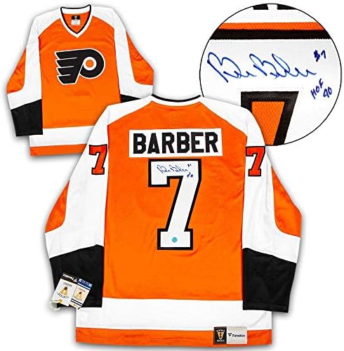 Bill Barber Philadelphia Flyers potpisali su retro fanatike Jersey - Autografirani NHL dresovi
