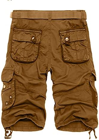 Muškarci kratke hlače Ljetne kombinezone s više džepa Kombinezone kratke hlače Mode Big & Visok prozračne labave komunalne radne hlače