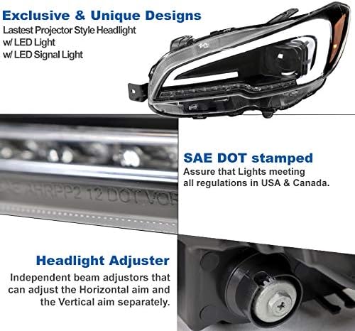 LED svjetla projektora serijskog signala u crnoj boji S 6-inčnom bijelom bojom U boji kompatibilna su s izdanjem u 2015-2020