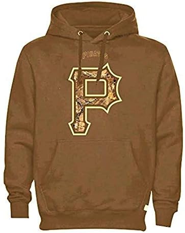 Ubodi muški smeđi Pittsburgh Pirates realtree logotip hoodie