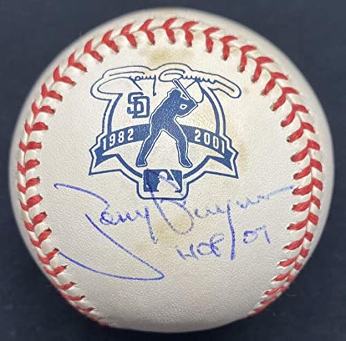 Tony Gwynn Hof 07 Potpisan logotip za umirovljenje JSA LOA - Autografirani bejzbol