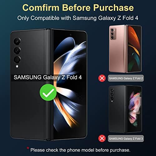 LYWHL [2 + 2 pakiranje] za Samsung Galaxy Z preklop 4 prednji zaštitnik zaslona za zaštitu privatnosti Friendly 9H tvrdoća od umjerenog