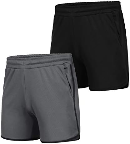 Coofandy muški 2 paket ugrađeni trening kratke hlače bodybuilding sportski trčanje trening jogger teretana kratke hlače s džepovima