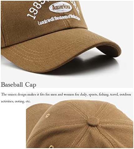 1989. njujorška pamučna bejzbolska kapa za muškarce i žene s podesivim remenom, oprani tatin šešir za vježbanje na otvorenom, Šeširi