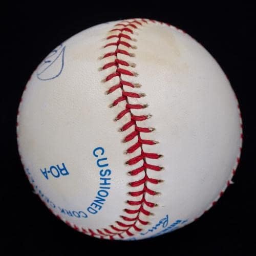 Mickey Mantle br.7 Potpisao OAL bejzbol PSA/DNA razreda 8 Auto - Autografirani bejzbol