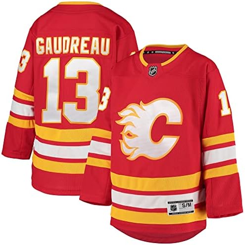 Outerstuff Johnny Gaudreau Calgary Flames White Red 13 Djeca mladih 4-20 Heritage Premier Jersey
