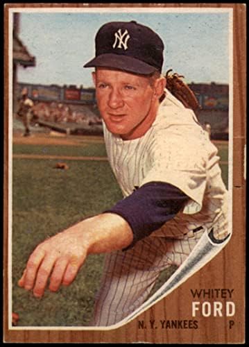 1962. Topps 310 Whitey Ford New York Yankees VG Yankees