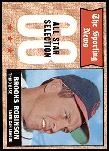 1968. Topps 365 All -Star Brooks Robinson Baltimore Orioles Dean's Cards 5 - Ex Orioles