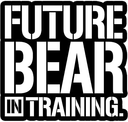 Vinilne naljepnice Budući medvjed u treningu Fundhycago Bears ili LGBTQ zajednica Velika 3 pakiranja naljepnice naljepnice za automobile