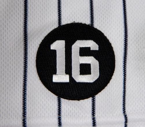 2021. New York Yankees 97 Igra izdana White Jersey 16. Patch 46 DP28998 - Igra korištena MLB dresova