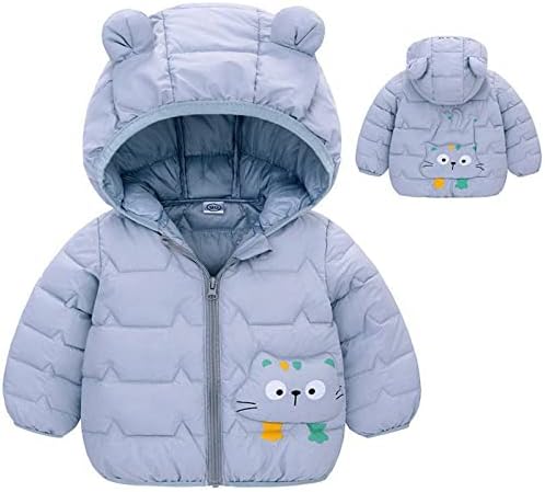 Preplanuli kaput za dječake zimske kapute Djeca mališana dječaka djevojčica podstavljena jakna Slatka crtana medvjeda jakna