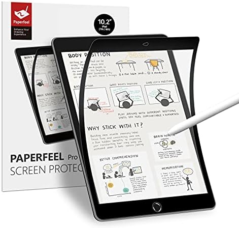 Bersem Paperfeel Pro Screen Protector kompatibilan s iPadom 9./8./8./7. generacije Umješteni i višekratna upotreba, anti-štetna plava
