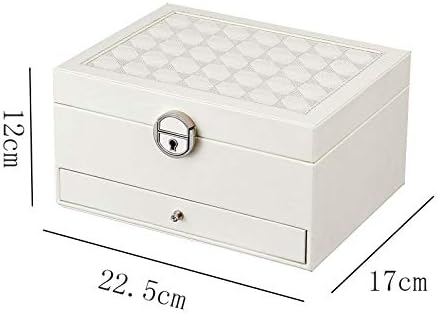Kutije za pohranu Automatska Kožna kutija za nakit troslojna kutija za pohranu ženskih naušnica, prstena, kozmetički organizator kutija