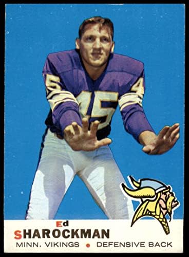 1969. Topps 104 Ed Sharockman Minnesota Vikings Ex/MT Vikings Pittsburgh