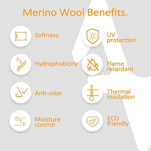 Woolinkin Merino Wool Osnovni sloj - muški 150 Ultralight Termalna vuna Donja košnica
