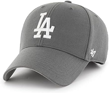 Bejzbolska kapa Los Angeles Dodgers iz 47. godine je ugljen siva