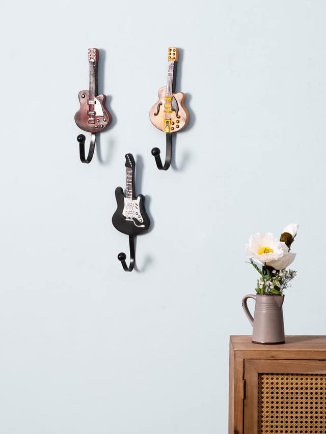 Kuke za zid gitare od dekora - set od 3