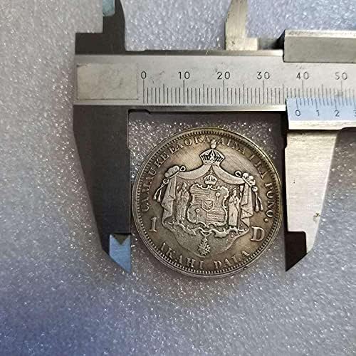 Antikni zanat 1883. Havajski novčić od srebrnog dolara komemorativni novčić novčić 2056