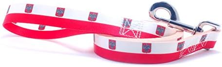 Ovratnik za pse i povodac s poljskom zastavom | Izvrsno za poljske praznike, posebne događaje, festivale, dane neovisnosti i svaki